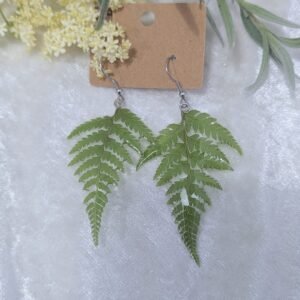 Real Wild Fern Earrings